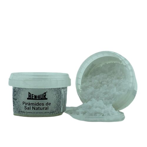 Salt fra Ben-hur. Naturligt salt. Saltpyramider I ESAmor