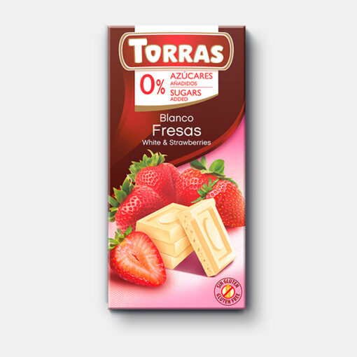 Torras økologisk chokolade jordbær I ESAmor