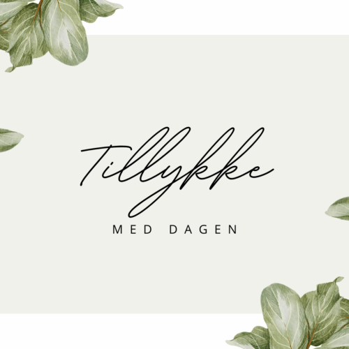 Kort med personlig hilsen
